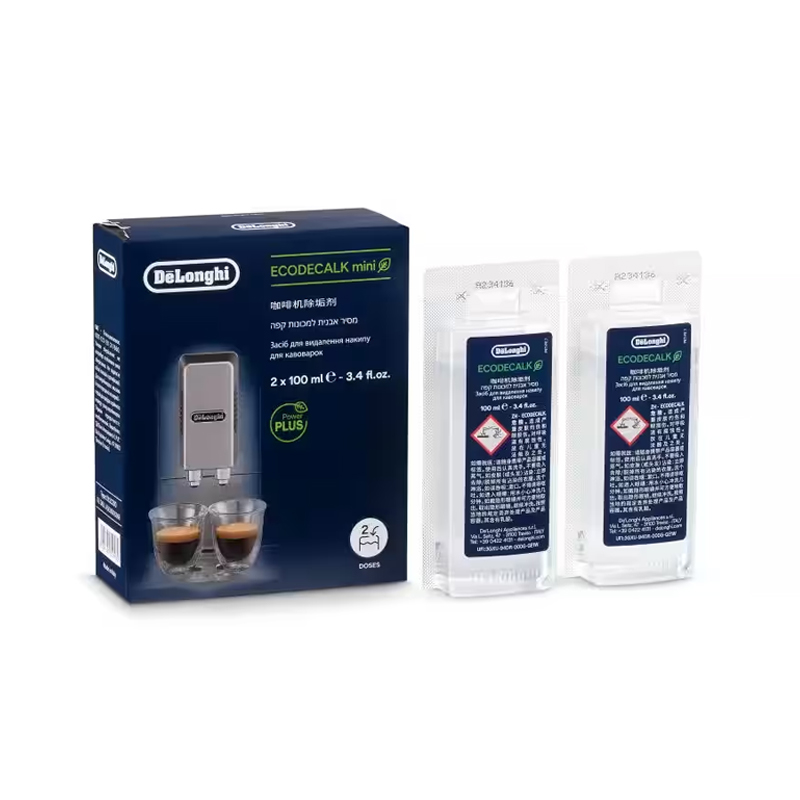 delonghi/德龙 咖啡机除垢剂 清洗剂清洁液保养液100ml*2 - 图0