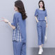 ໂສ້ງກະໂປ່ງ denim ທຳມະດາ ສຳລັບຜູ້ຍິງ ລະດູຮ້ອນ, ຂະໜາດບວກ, ຫຼຸດອາຍຸ, ກະຊັບ, ໜ້າທ້ອງ, ໂສ້ງ, ແຟຊັ່ນ, ຊຸດສອງສົ້ນວ່າງ