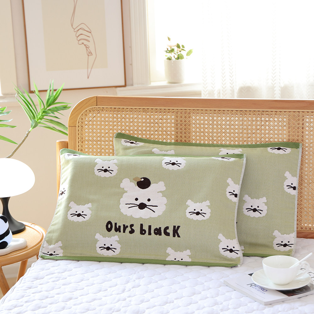 八层儿童纯棉纱布枕巾新款40*60卡通幼儿园宝宝枕头盖巾柔软全棉,淘宝优惠券,粉丝福利购,淘宝优惠卷