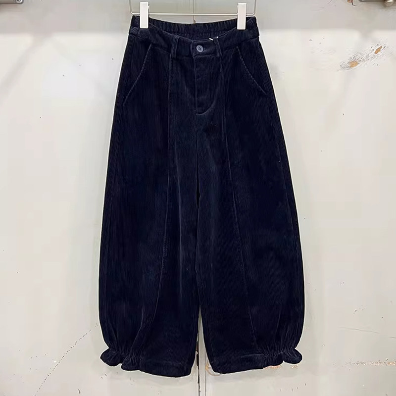 时尚百搭大码灯芯绒保暖哈伦裤女2025冬季微胖MM宽松加绒休闲裤子,淘宝优惠券,粉丝福利购,淘宝优惠卷