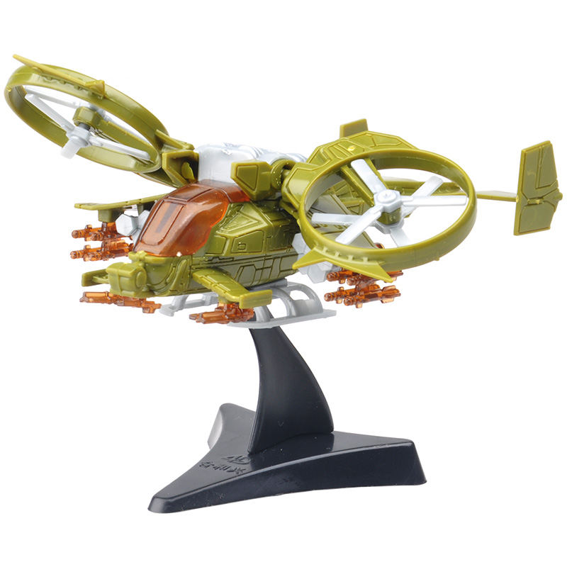 正版4D拼装战斗飞机模型8款轰炸机直升机无人机仿真军事航模玩具