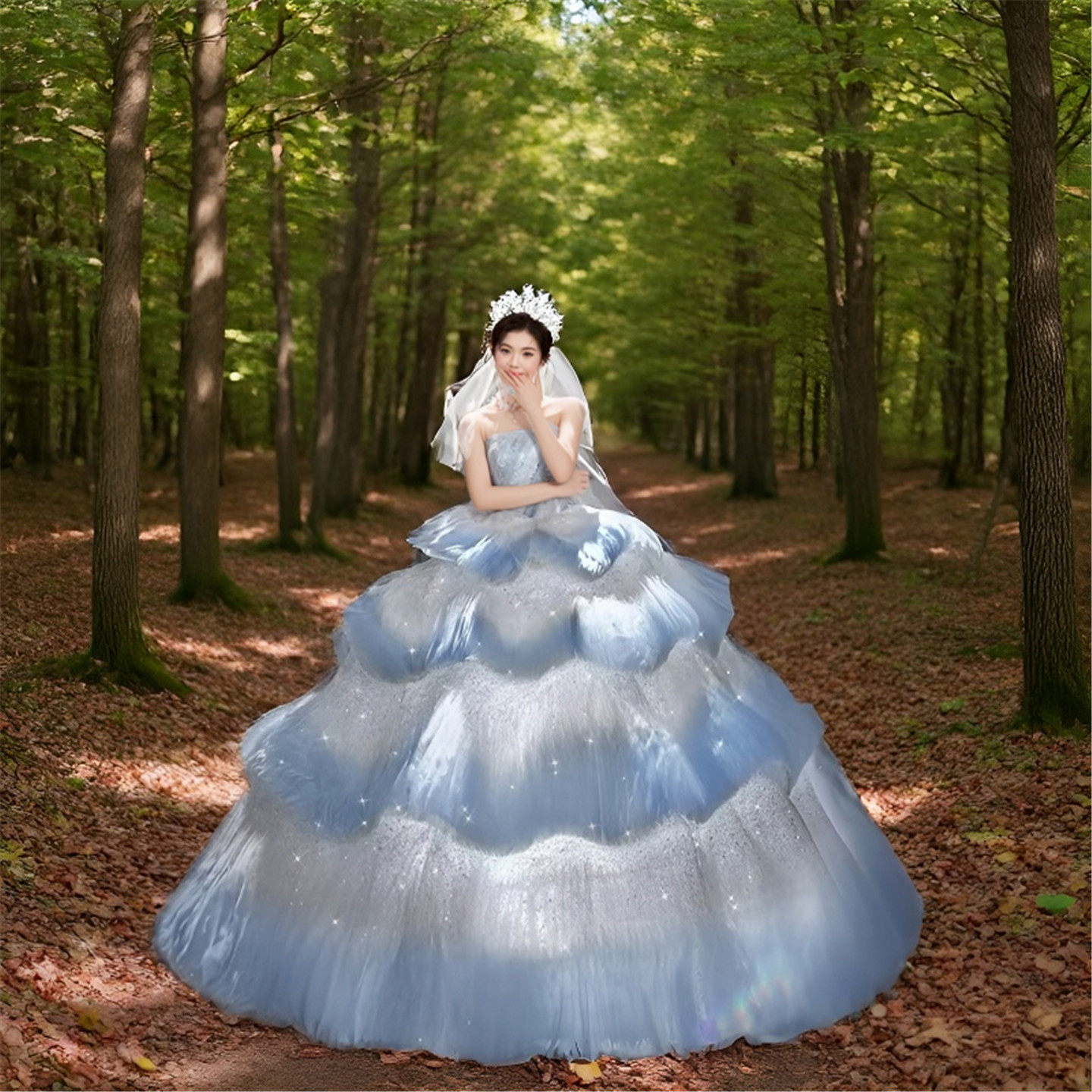 影楼主题婚纱新款蓬蓬个性少女旅拍服简约时尚室内照高级摄影服装,淘宝优惠券,粉丝福利购,淘宝优惠卷