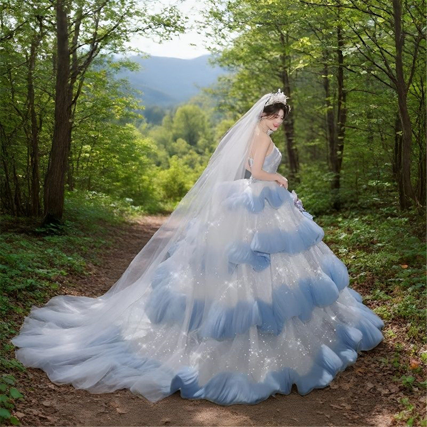 影楼主题婚纱新款蓬蓬个性少女旅拍服简约时尚室内照高级摄影服装,淘宝优惠券,粉丝福利购,淘宝优惠卷