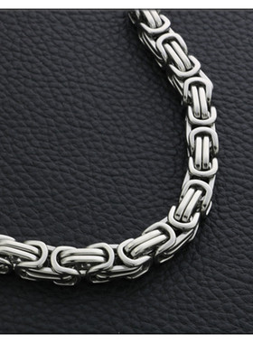 街头DJ发型师粗犷街舞酒吧摇滚夜店嘻哈朋克手工编织钛钢男女手链