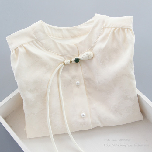 女童衬衫春装2026新款儿童中式衬衣夏季薄款防晒女孩国风长袖上衣 - 图2