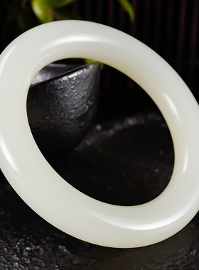 和田玉冰葡萄 晴水手镯71.72克 内径54mm