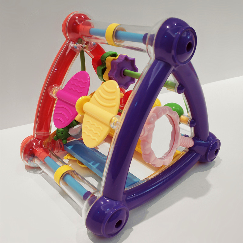 锻炼宝宝动手能力翻转三角架宝宝6-18个月男孩女孩多面体玩具益智,淘宝优惠券,粉丝福利购,淘宝优惠卷