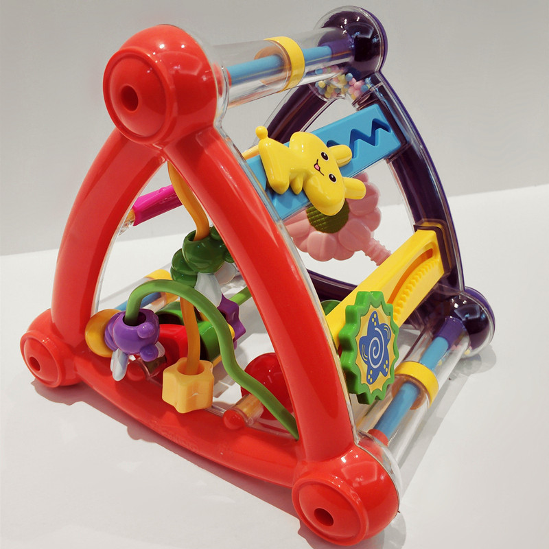 锻炼宝宝动手能力翻转三角架宝宝6-18个月男孩女孩多面体玩具益智,淘宝优惠券,粉丝福利购,淘宝优惠卷