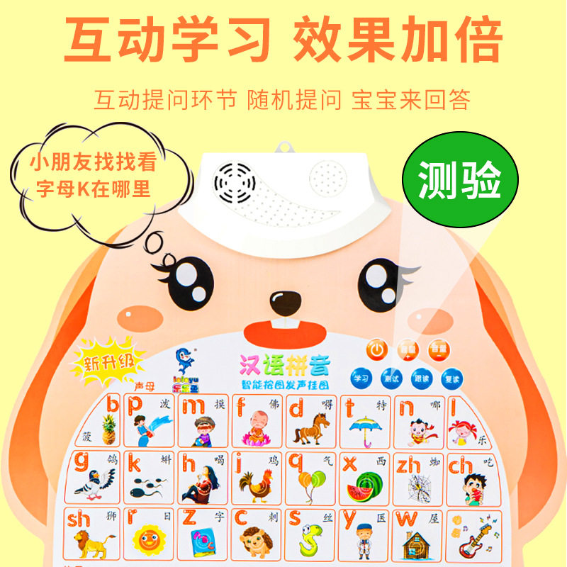 有声挂图宝宝启蒙早教点读发声语音识字学习挂画男女孩婴幼儿玩具,淘宝优惠券,粉丝福利购,淘宝优惠卷