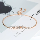 Золотой бриллиантовый изысканный браслет из натурального камня, с драгоценным камнем, 18 карат