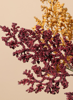 仿真长支情人草干花圣诞花束橱窗家居装饰桌面摆件仿真花材