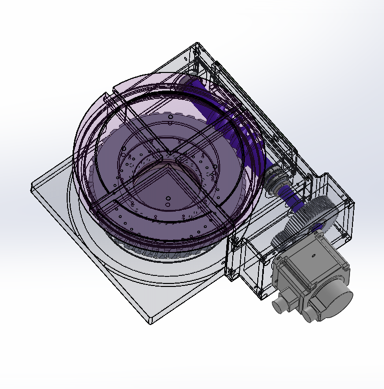 数控机床蜗轮蜗杆回转工作台3D图纸模型设计资料sw格式【408】 - 图2