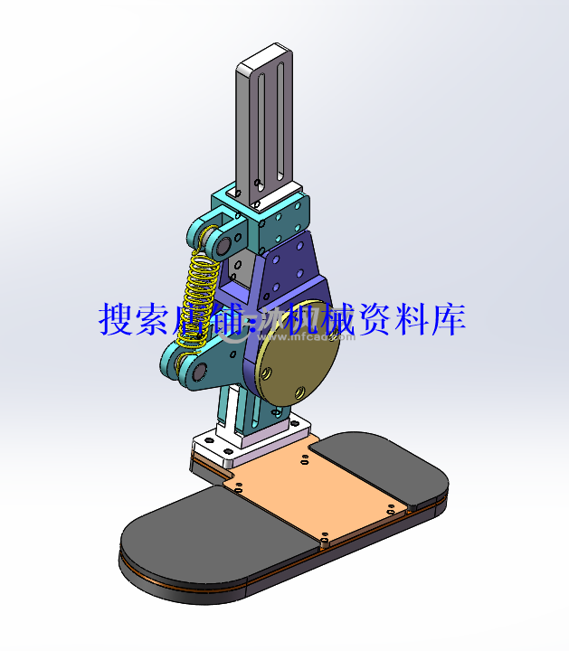 电机直驱全下肢外骨骼仿生模型3D图纸SW设计参考资料素材【38】-图2