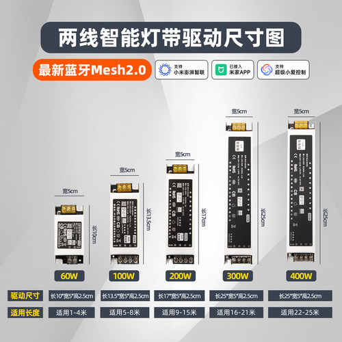 已接入米家APP智能灯带电源驱动控制器24V低压变压器 - 图2