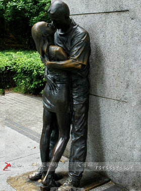 大型玻璃钢雕像户外爱情园林景观