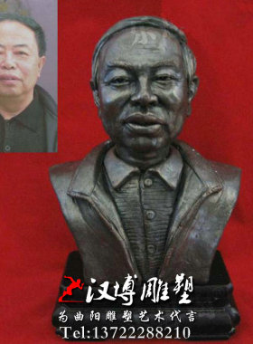 肖像雕塑玻璃钢定做铸铜