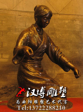 玻璃钢民俗户外景观人物雕塑