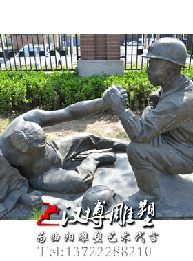 玻璃钢户外景观人物雕塑