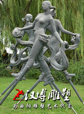 民俗文化大型园林景区人物雕塑