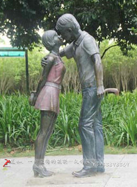梁祝玻璃钢爱情风定制园林景观
