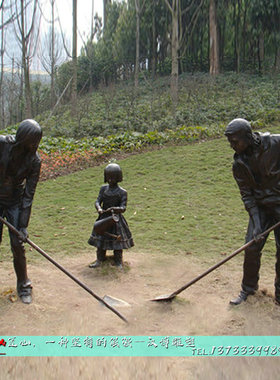 玻璃钢植树展览馆城市田园风仿铜