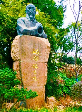 玻璃钢真人像沈钧儒可定制仿铜