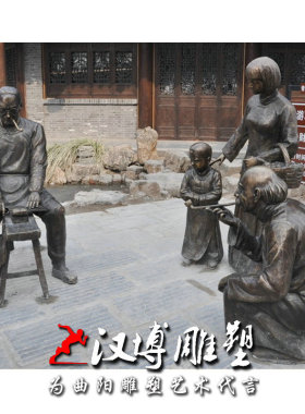 公园民俗玻璃钢艺术品雕塑摆件