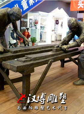 雕塑玻璃钢商业街公园景观仿铜