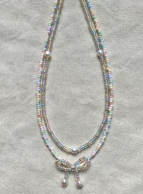 原创设计项链琉璃可爱复古不撞款