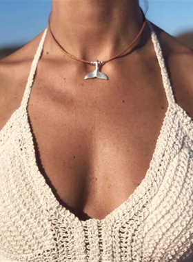 BKP曼谷公园「小鱼尾」波西米亚项链百搭度假复古vintage通勤y2k