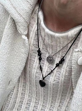 BKP曼谷公园「蝴蝶心」韩国小众设计款朴秀荣启豪joy同款项链男女