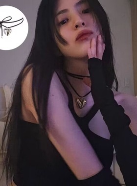 BKP「捆绑心」韩素希同款自由打结项链爱心绒绳小众设计百搭