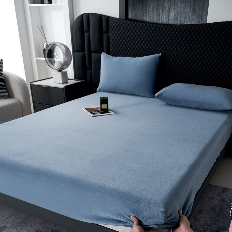 牛奶绒床笠加绒床垫套保护罩床罩防滑床单珊瑚绒防尘罩保暖全包冬,淘宝优惠券,粉丝福利购,淘宝优惠卷