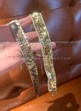 金色波西米亚鳞片choker颈链女小众个性海边度假项链颈带2026爆款