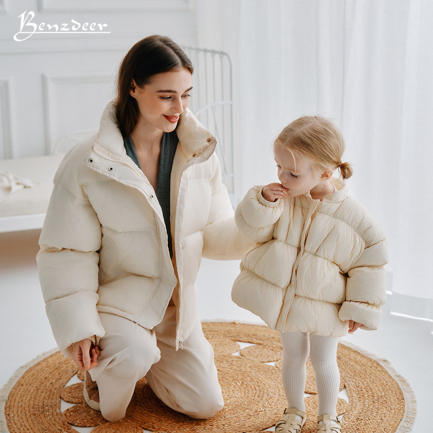 Benzdeer本驰鹿 2026冬婴童儿童加厚羽绒服外套大人羽绒服亲子装,淘宝优惠券,粉丝福利购,淘宝优惠卷