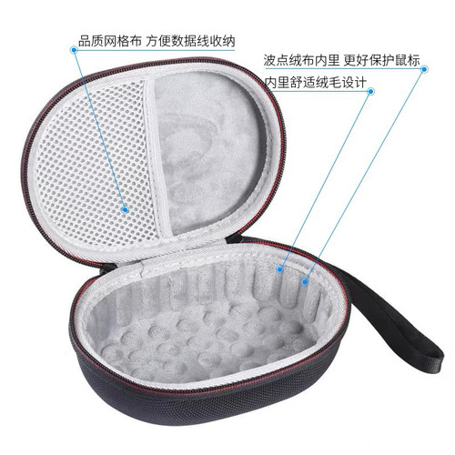 适用罗技MX Master2S/3收纳包通用游戏无线鼠标硬盒保护EVA包抗压 - 图3