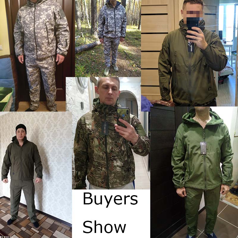 Airsoft Combat Uniform Tactical Jacket Fleece Army Jackets C - 图3