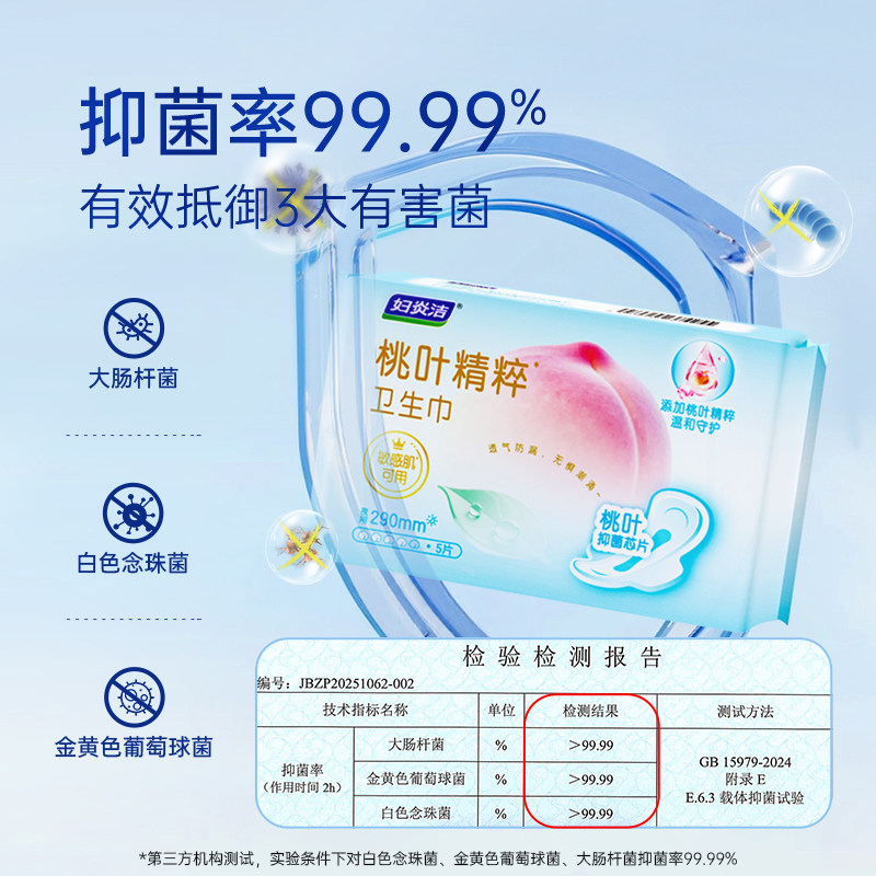 妇炎洁卫生巾日用夜用官方正品经期抑菌防漏超薄透气干爽姨妈巾女