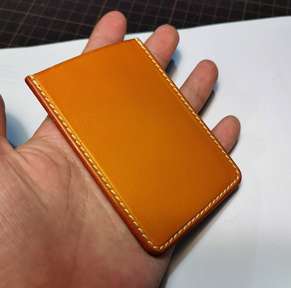 Genuine leather pickup case for bus and subway Bada test card