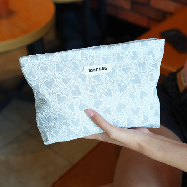 Storage ins portable large capacity cosmetic bag storage bag