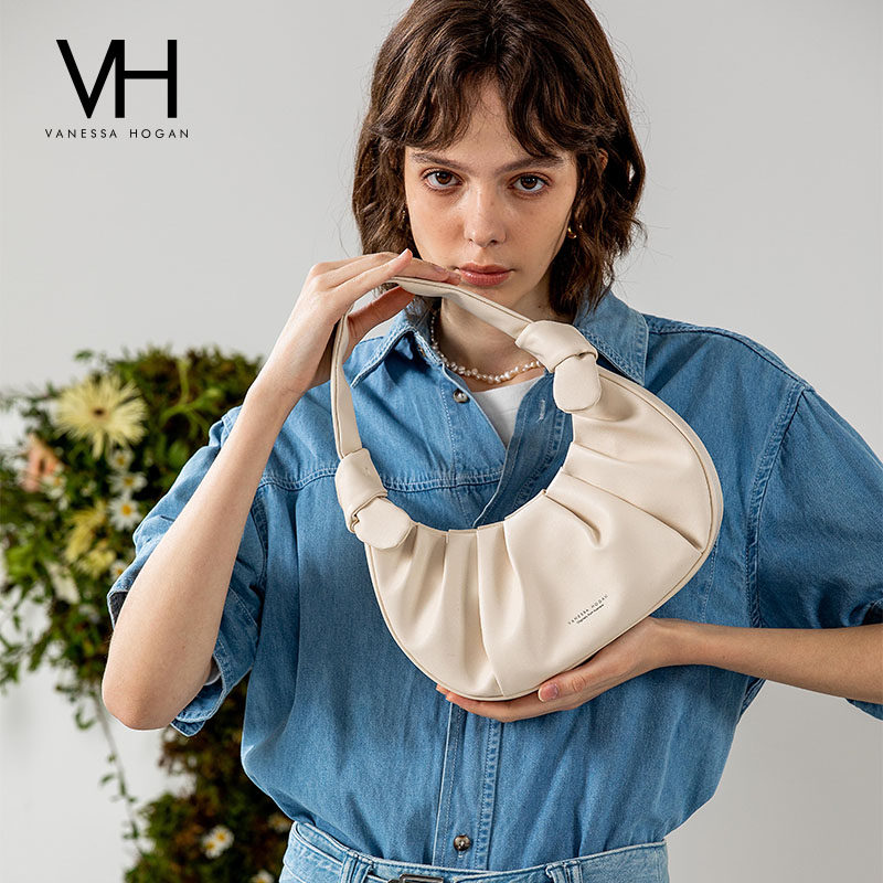 vh 2022新款春季轻奢潮流牛皮包包 vanessahogan女士包袋