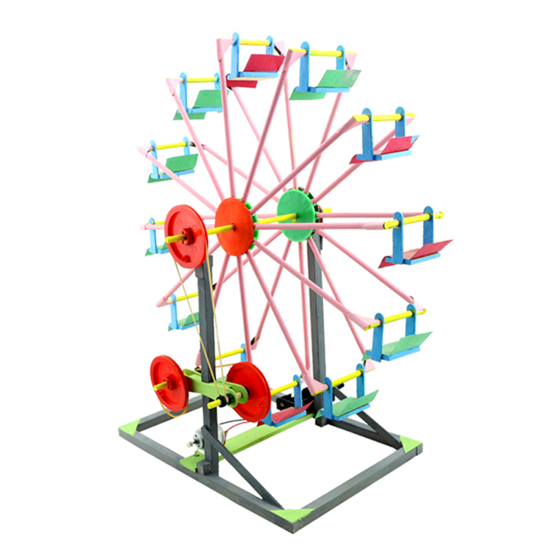 diy摩天轮 中小学生高科技手工小制作小发明物理科学实验大童玩具 - 图3