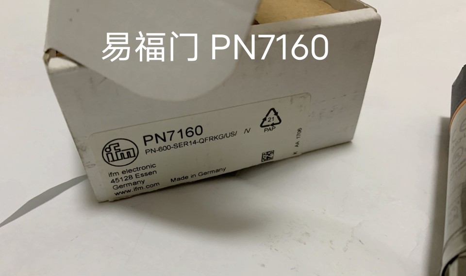 IFM PN7160 易福门全新压力传感器PN-600-SER14-QFRKG/US全新原装 - 图0