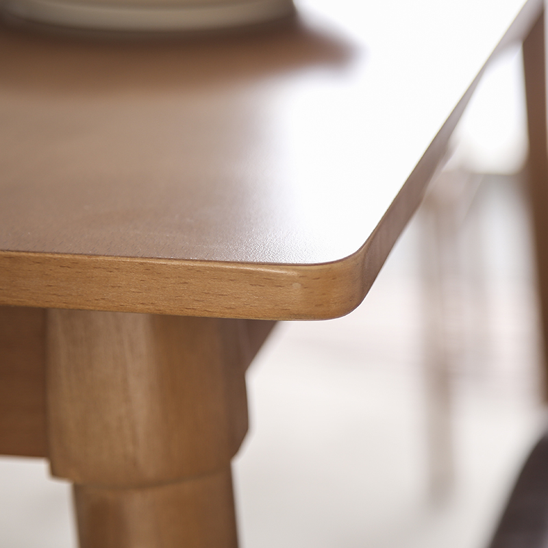 餐桌家用北欧实木餐桌椅组合现代简约欧式小户型餐桌6人吃饭桌子