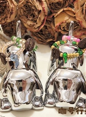 【咖号行星】原创“Sweet”系列真咖啡豆指环潮流INS风多巴胺夏季