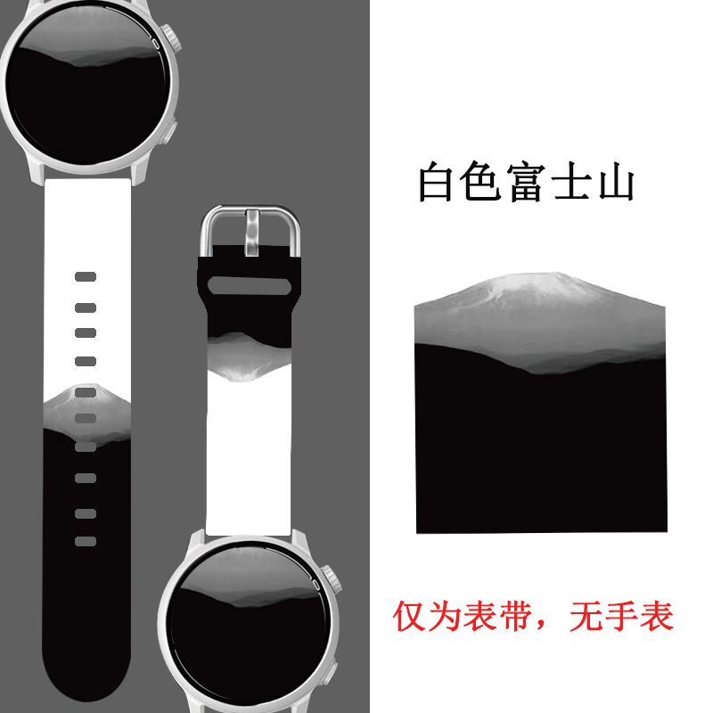 适用COROS高驰Pace2表带硅胶APEX42mm/46mm运动手表带pro印花腕带 - 图0