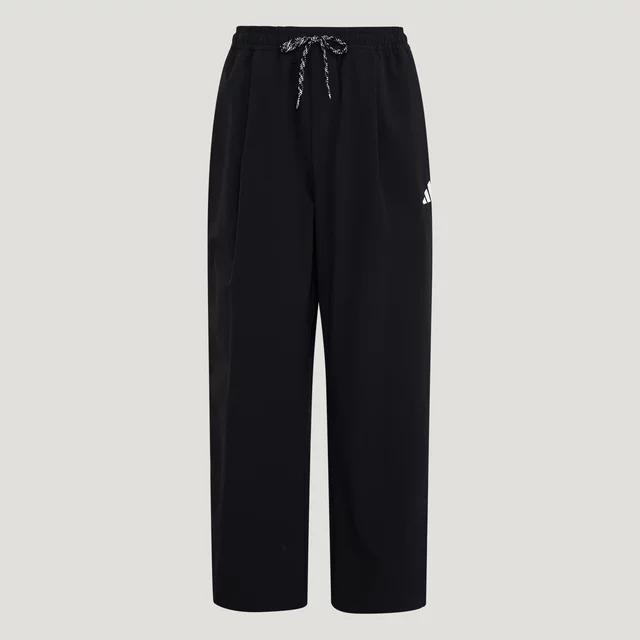 Adidas Men's Three Stripes Woven Drawstring Balloon Pants