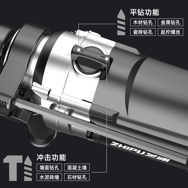 德国芝浦家用电钻电动手工具套装电木工多功能维修五金工具箱组套