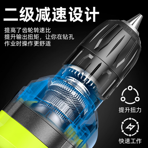 芝浦手电钻家用多功能电钻有线插电手枪电钻转电动工具螺丝刀220V - 图0
