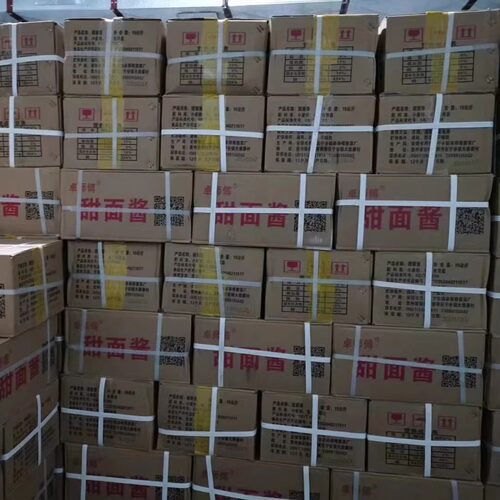 卓师傅咸甜面酱15公斤不包邮新疆炒米粉专用原料面酱卓记稀酱黄酱 - 图3
